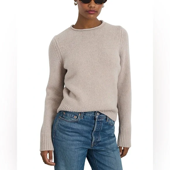 NWOT Alex Mill Jamie Sweater in Camellia, Size M - Picture 1 of 8